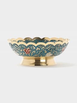 Блюдце «Айша», 10.5×10.5×3.5 см, латунь