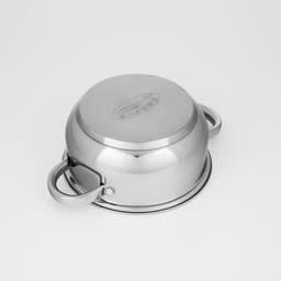 Набор кастрюль Катунь «Гретта», 2 шт.: 2.2 л; 3.2 л, капсульное дно, индукция, нержавеющая сталь, AISI - 201