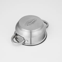 Набор кастрюль «Гретта», 3 предмета: 1.6 л, 2.2 л, 3.2 л, капсульное дно, индукция, нержавеющая сталь, AISI - 201