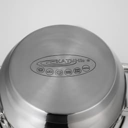 Набор кастрюль «Гретта», 3 предмета: 1.6 л, 2.2 л, 3.2 л, капсульное дно, индукция, нержавеющая сталь, AISI - 201