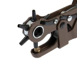 Дырокол просекатель для кожи и картона ТУНДРА, усиленный, 2-2.5-3-3.5-4-4.5 мм, 235 мм