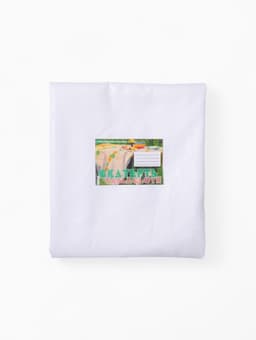 Скатерть DomoVita белая жаккард, рисунок МИКС (80% полиэстер, 20% хлопок) микрофибра 100×150