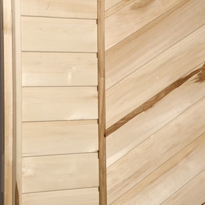 Дверь для бани и сауны, 1700×700 мм, деревянная, из липы, глухая