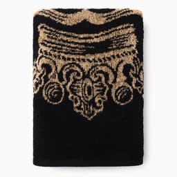 Полотенце именное махровое Этель «Андрей», 50×90 см, 100% хлопок, 420 г/м², чёрное