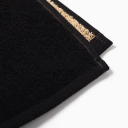 Полотенце именное махровое Этель «Андрей», 50×90 см, 100% хлопок, 420 г/м², чёрное