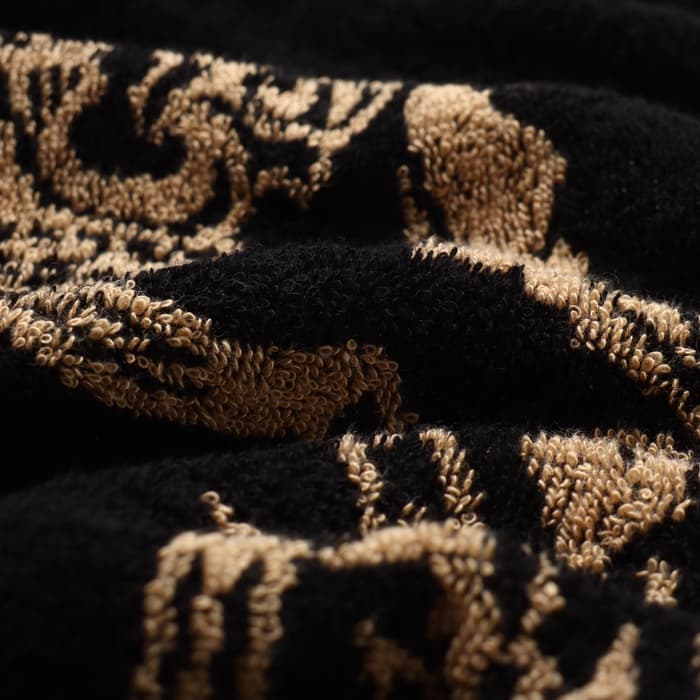 Полотенце именное махровое Этель «Андрей», 50×90 см, 100% хлопок, 420 г/м², чёрное