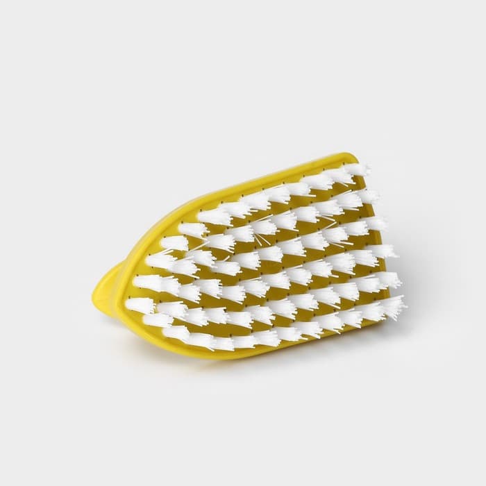 Щётка утюжок для уборки Доляна, с ручкой, пластик, хозяйственная, 10×6×5.5 см, МИКС