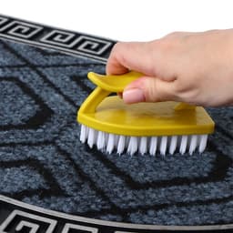 Щётка утюжок для уборки Доляна, с ручкой, пластик, хозяйственная, 10×6×5.5 см, МИКС