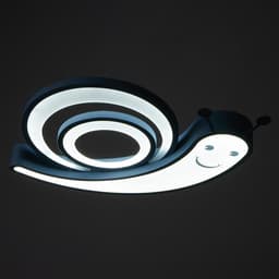 Светильник с ПДУ 1789/1 LED 42 Вт диммер синий 50×50×6 см BayerLux