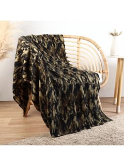 Плед флисовый «Экономь и Я. Камуфляж (вид 3)», 150×180 см, 160 г/м²