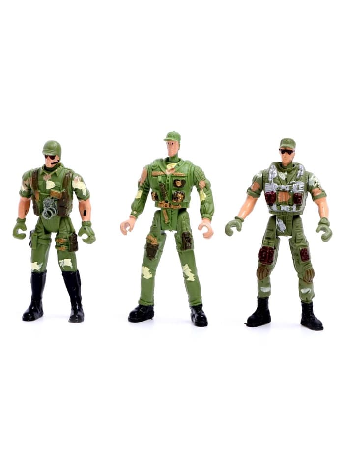 Самолет «Армия» с солдатами, свет и звук