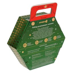 Подарочный набор развивающих тактильных мячиков «Новогодний подарок», 7 шт., Крошка Я