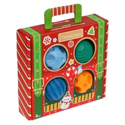 Подарочный набор развивающих тактильных мячиков «Волшебный чемоданчик», 4 шт., Крошка Я