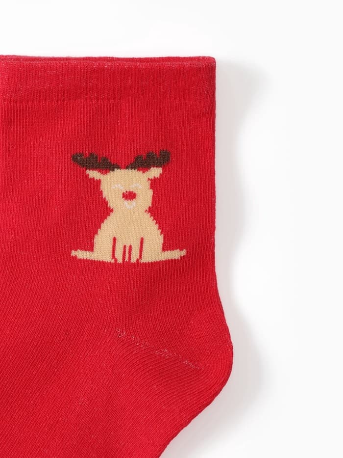 Набор новогодний подарочный KAFTAN Happy Year, носки размер 36-39 (23-25 см), маска для сна, открытка 2 шт.