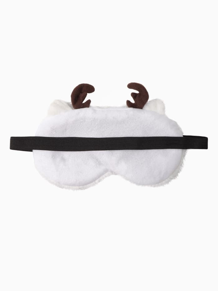 Набор новогодний подарочный KAFTAN Happy Year, носки размер 36-39 (23-25 см), маска для сна, открытка 2 шт.