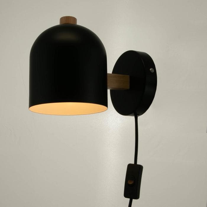 Бра 1668/1BK E27 40 Вт черный 18×13×16 см