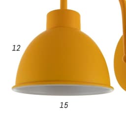 Бра 1669/1YL E27 40 Вт желтый 15×22.5×21 см