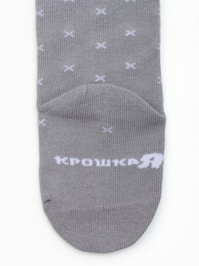 Колготки «Крошка Я. Санта», серый, рост 68-74 см