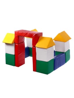 Мягкий игровой конструктор ZABIAKA «Замок», куб 30×30 см