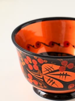 Чашка деревянная хохлома «Малая», 11×5.5 см