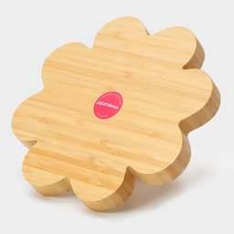 Менажница Доляна «Цветок», 19.5×19.5 см, 4 секции, бамбук