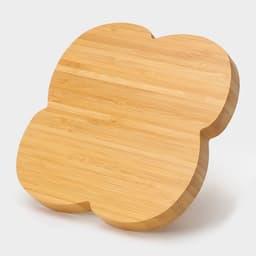 Менажница Доляна «Вертиго», 19.5×19.5 см, 4 секции, бамбук