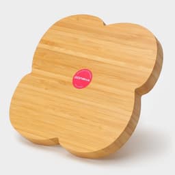 Менажница Доляна «Вертиго», 19.5×19.5 см, 4 секции, бамбук