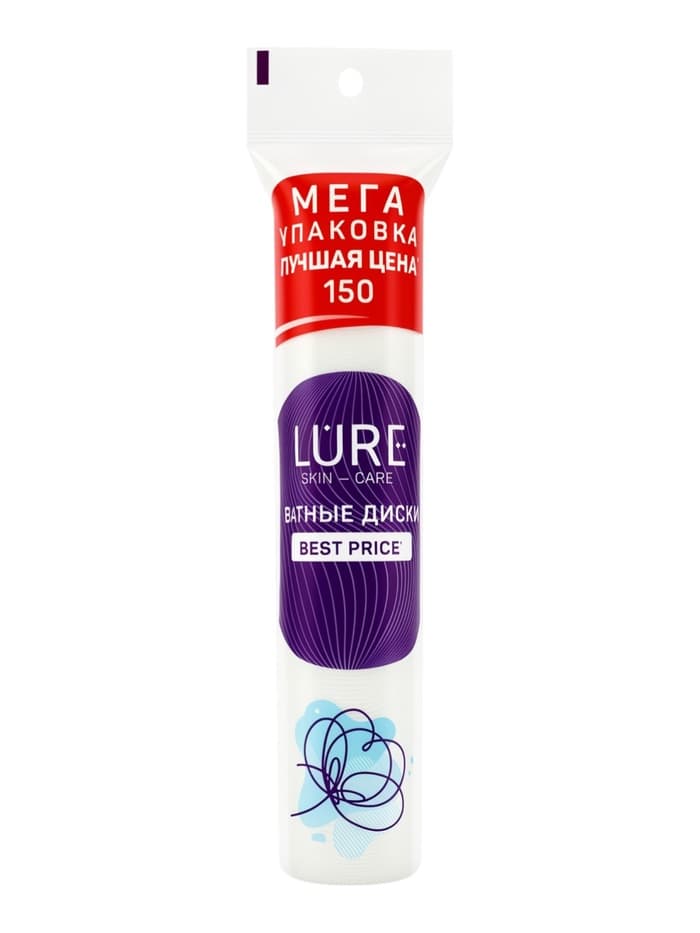 Ватные диски Lure 150 шт.