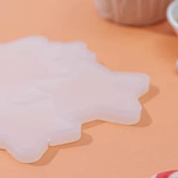 Форма для леденцов новогодняя Доляна «Звёзды», силикон, 15.5×13.5×0.7 см, 6 ячеек, прозрачная