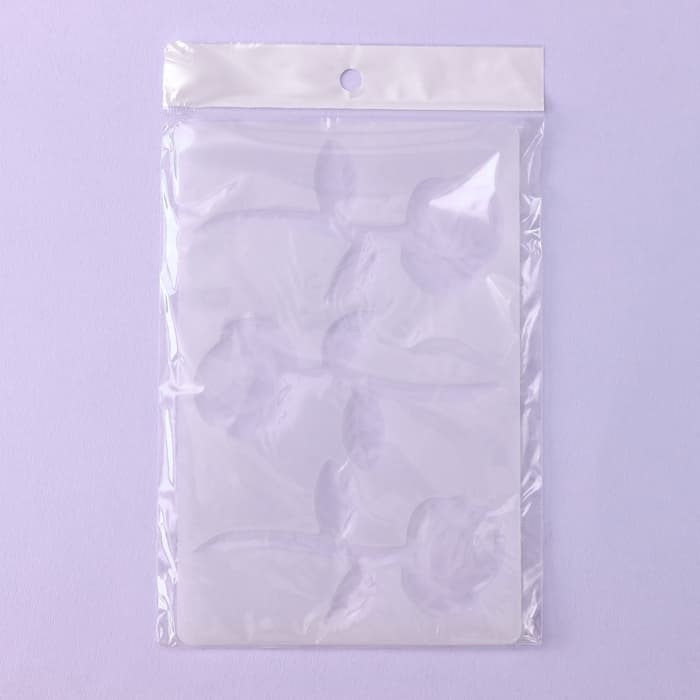 Форма для шоколада «Розы», силикон, 3 ячейки, 19×12.5×0.1 см, прозрачная