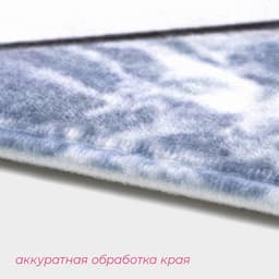 Коврик для ванной и туалета Доляна «Мрамор», 45×120 см