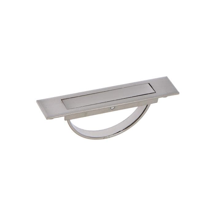 Ручка потайная CAPPIO, цинк, L=100 мм, м/о 85 мм, цвет матовый никель