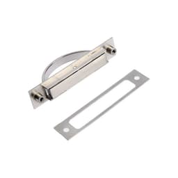 Ручка потайная CAPPIO, цинк, L=100 мм, м/о 85 мм, цвет матовый никель