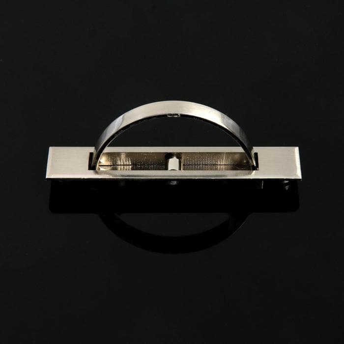 Ручка потайная CAPPIO, цинк, L=100 мм, м/о 85 мм, цвет матовый никель