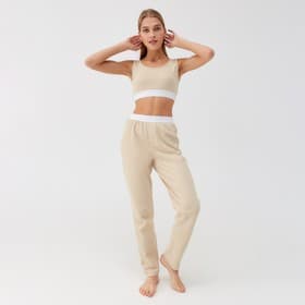 Брюки домашние женские MINAKU: Home collection, бежевые, размер 42