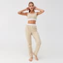 Брюки домашние женские MINAKU: Home collection, бежевые, размер 42