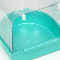 Купалка для птиц, 145×136×140 мм, пластик, светло-зелёный перламутр