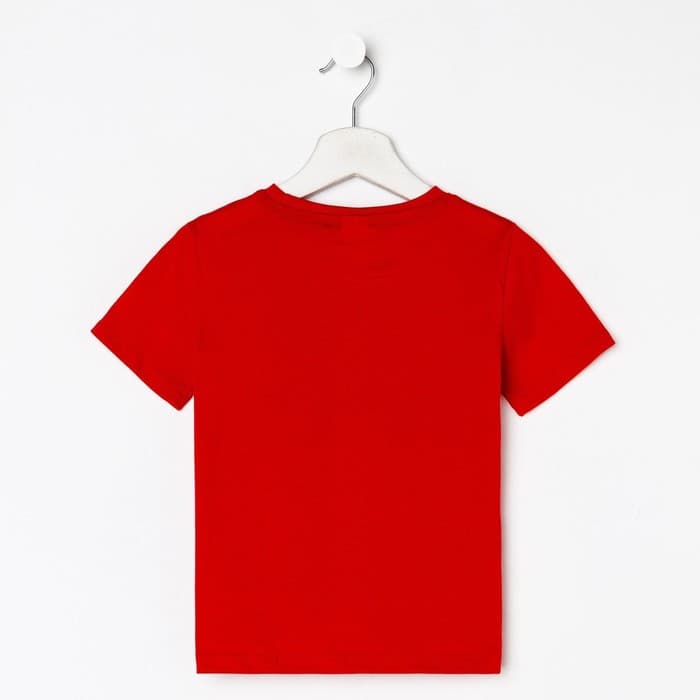 Футболка для девочки KAFTAN: Go wild, красная, размер 32 (110-116 см)