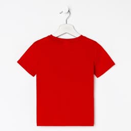 Футболка для девочки KAFTAN: Go wild, красная, размер 32 (110-116 см)