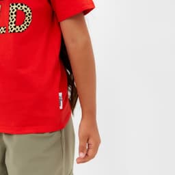 Футболка для девочки KAFTAN: Go wild, красная, размер 32 (110-116 см)