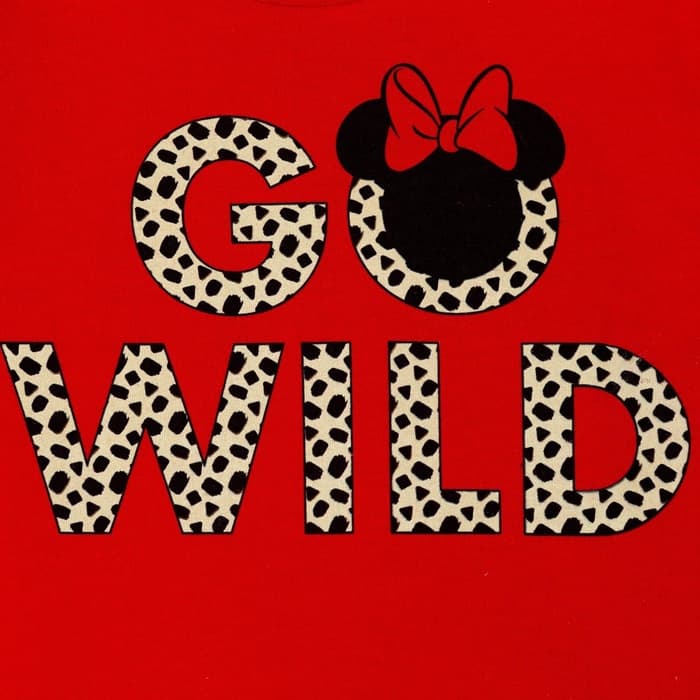 Футболка для девочки KAFTAN: Go wild, красная, рост 122-128 см
