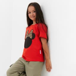 Футболка детская KAFTAN: «Мышка», красная, размер 28, рост 86-92 см