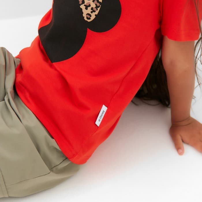 Футболка детская KAFTAN: «Мышка», красная, размер 28, рост 86-92 см