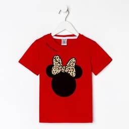Футболка детская KAFTAN: «Мышка», красная, размер 28, рост 86-92 см