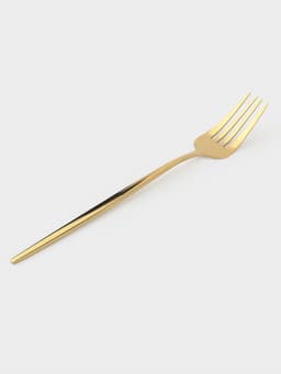 Вилка столовая Magistro «Блинк», 21.5×3 см, нержавеющая сталь, золотистая