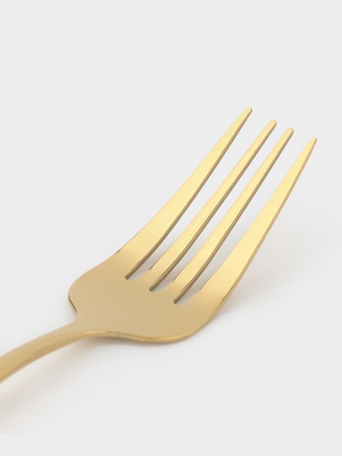 Вилка столовая Magistro «Блинк», 21.5×3 см, нержавеющая сталь, золотистая