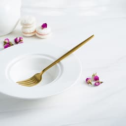 Вилка столовая Magistro «Блинк», 21.5×3 см, нержавеющая сталь, золотистая