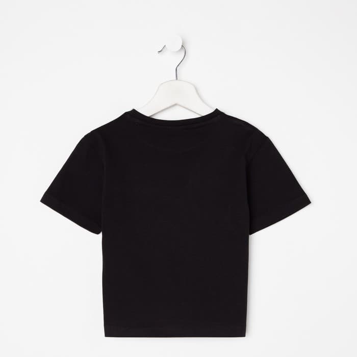 Футболка для девочки KAFTAN: Daddy's girl, чёрная, размер 34 (122-128 см)