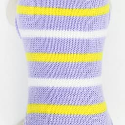 Свитер «Полоски», размер 2XL, ДС 41, ОШ 41, ОГ 36-60 см, сиреневый