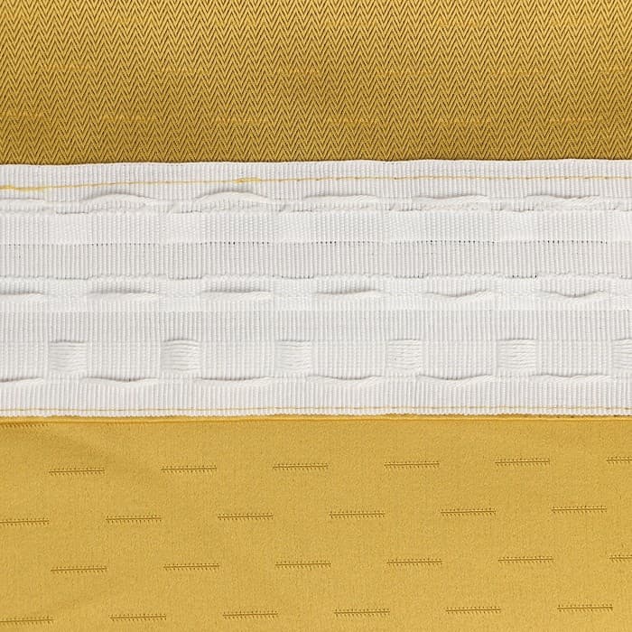 Штора портьерная «Этель. Штрихи», жёлтая, 130×300 см